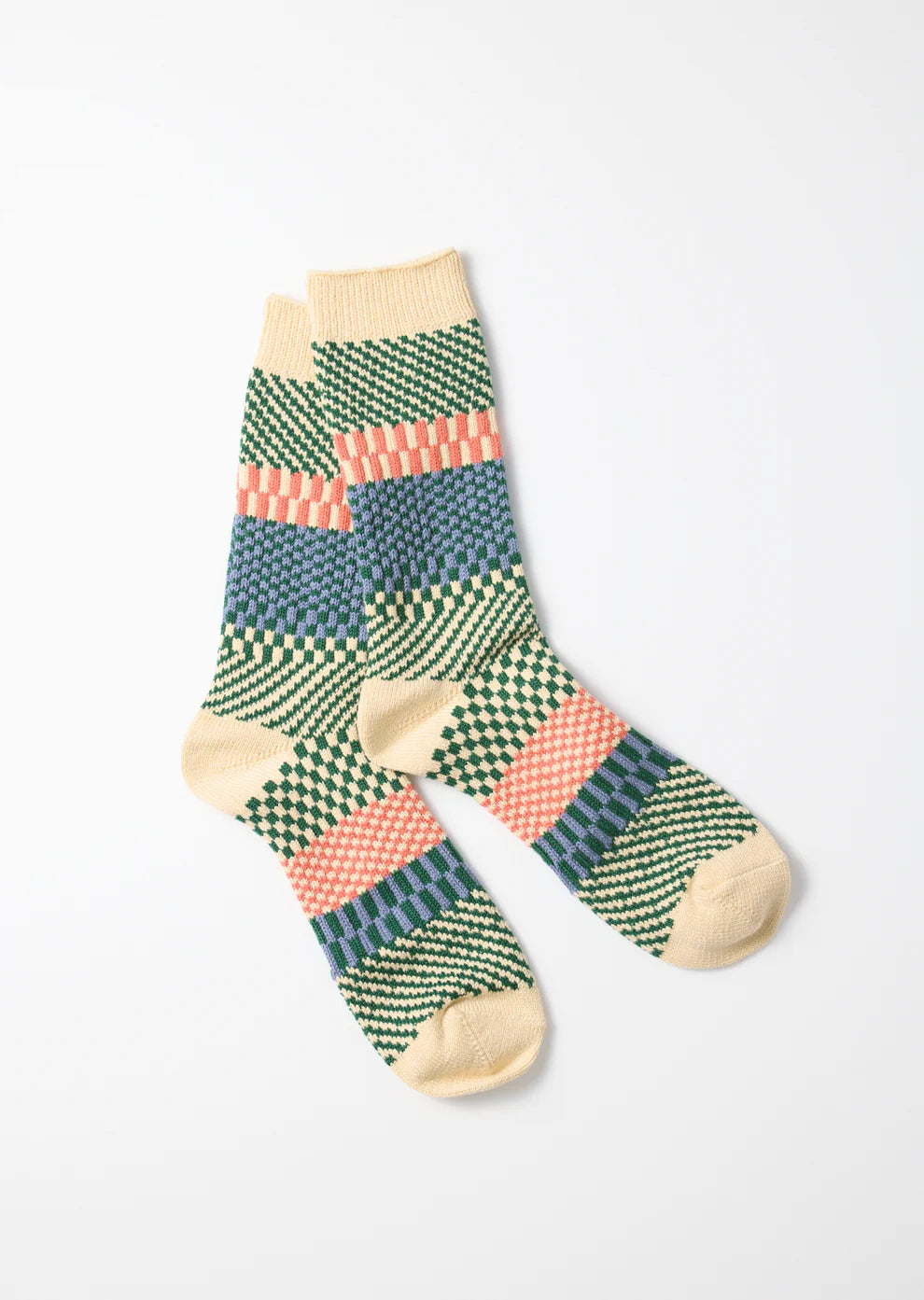 ROTOTO Check & Step Socks