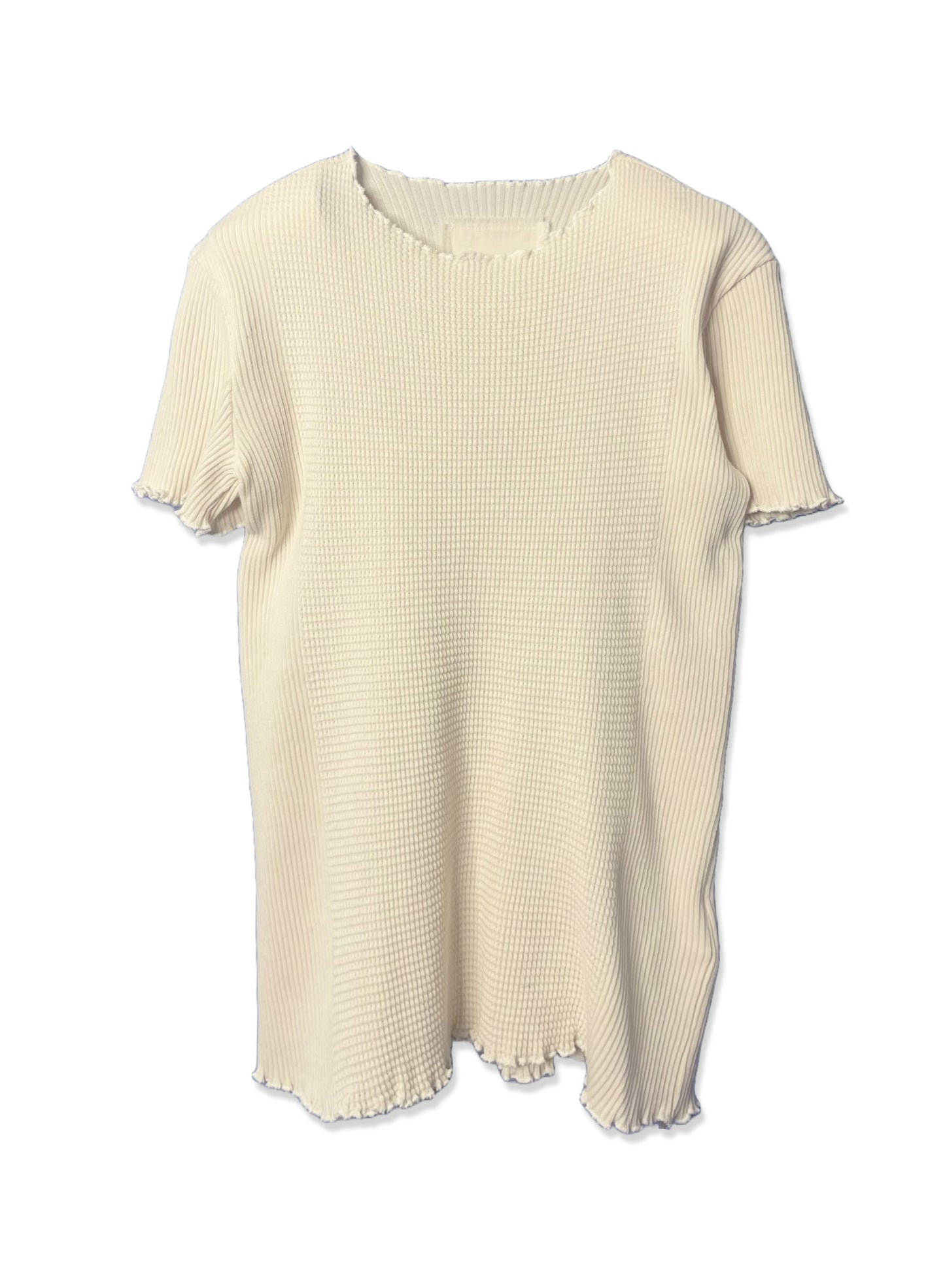 V::Room Waffle Rib Combo S/S Crew