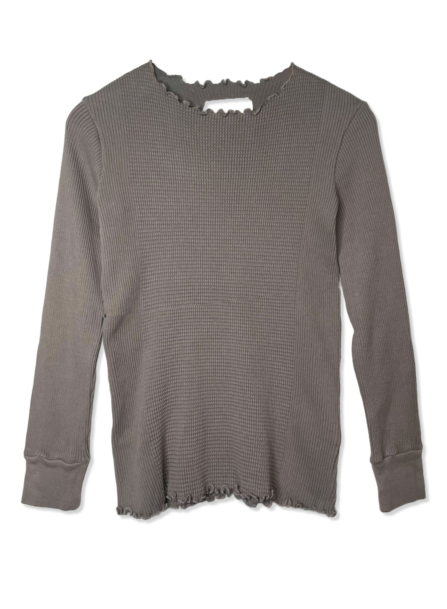 V::Room Waffle Rib Combo L/S Crew