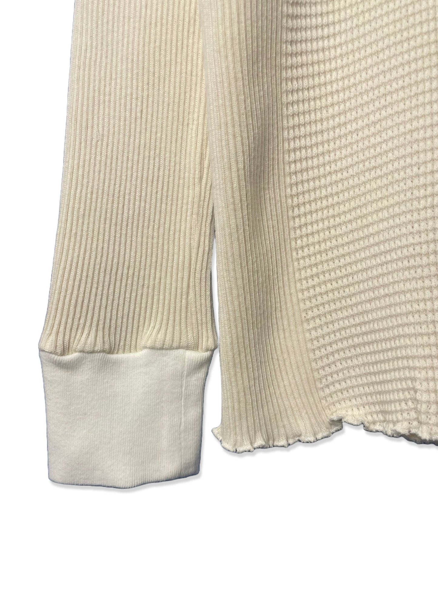 V::Room Waffle Rib Combo L/S Crew