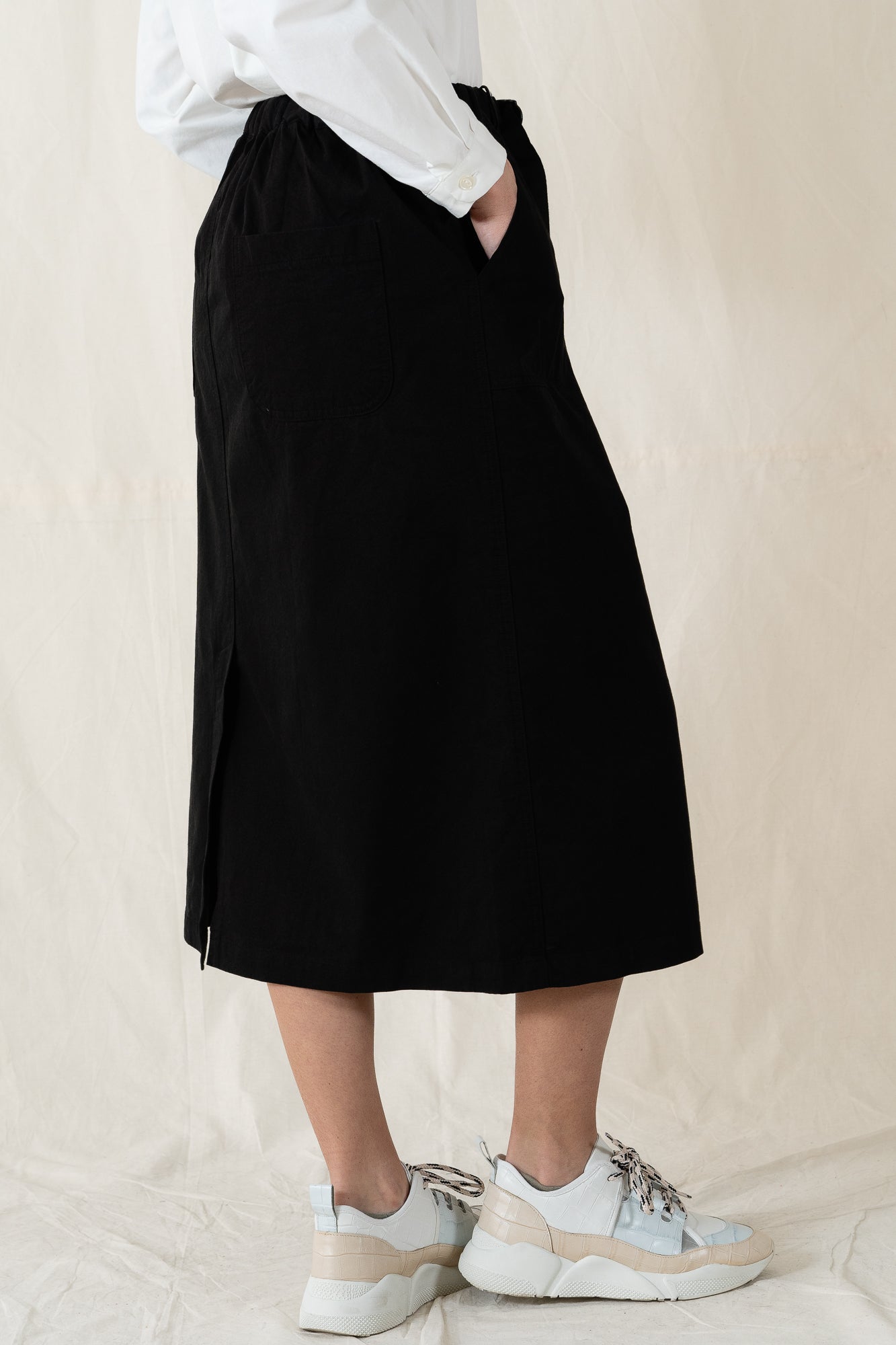 Kappy Cotton Fatigue Skirt