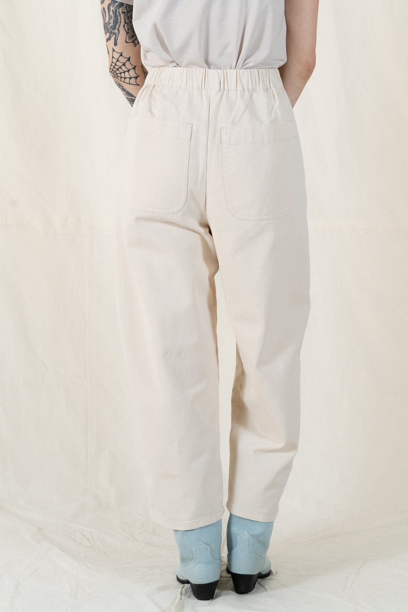 Micaela Greg Cream Barrel Pant