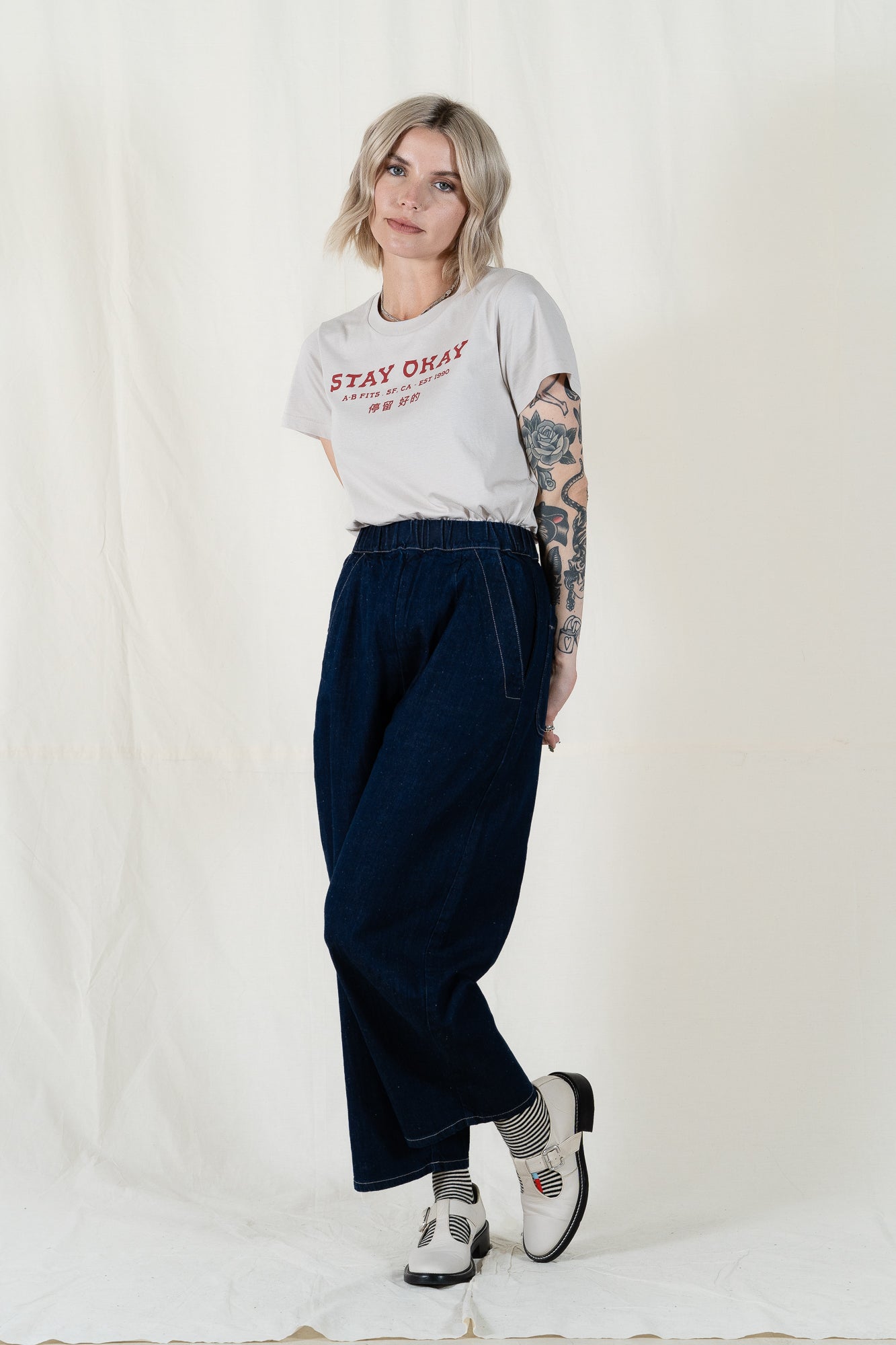 Stay Okay Women's S/S Logo Tee