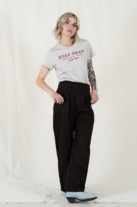 Stay Okay Women's S/S Logo Tee