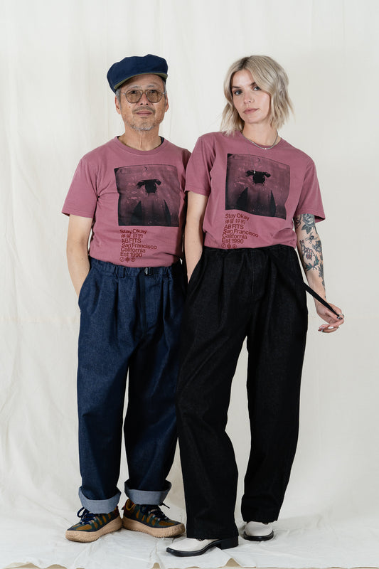 Stay Okay S/S Faded Flowerbud Graphic Tee