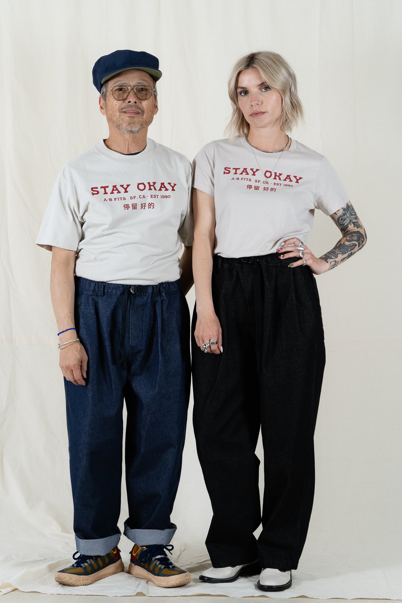 Stay Okay S/S Heavy Faded Logo Tee