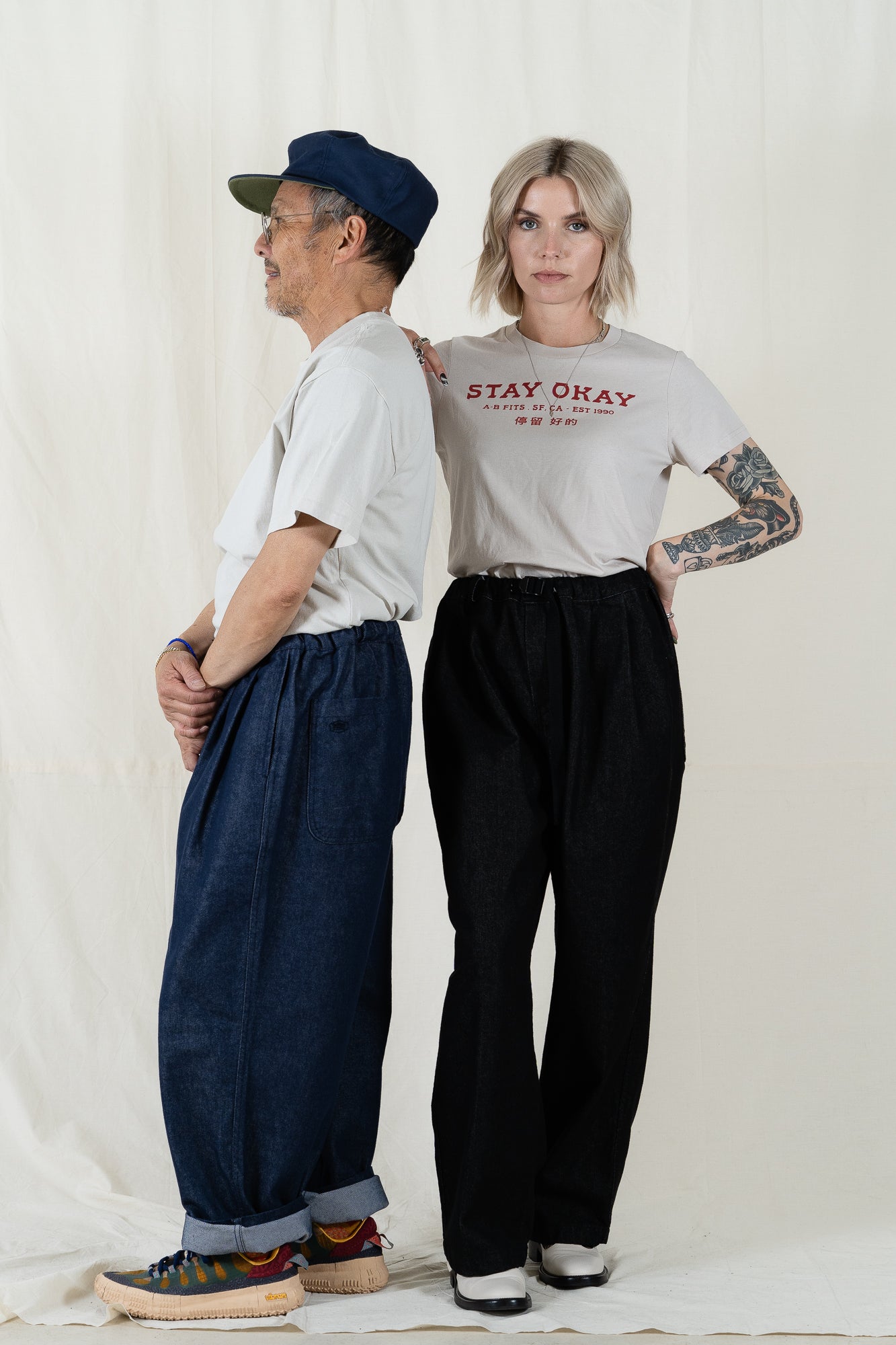 Stay Okay S/S Heavy Faded Logo Tee