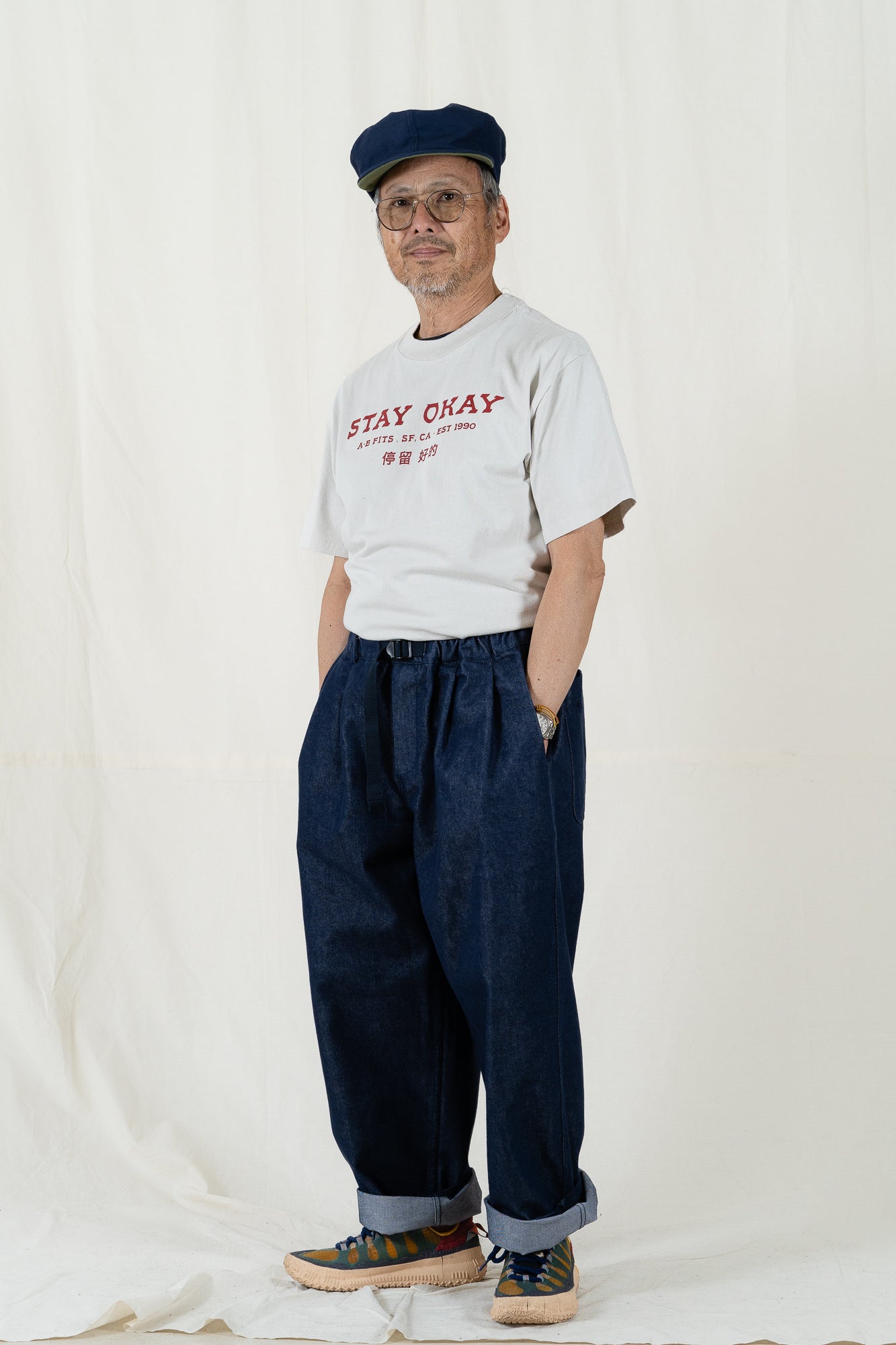 Stay Okay S/S Heavy Faded Logo Tee