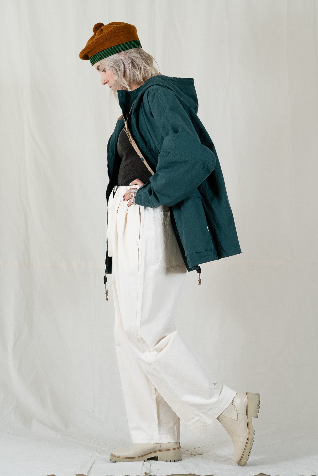 Kappy Two Tuck Wide Pants