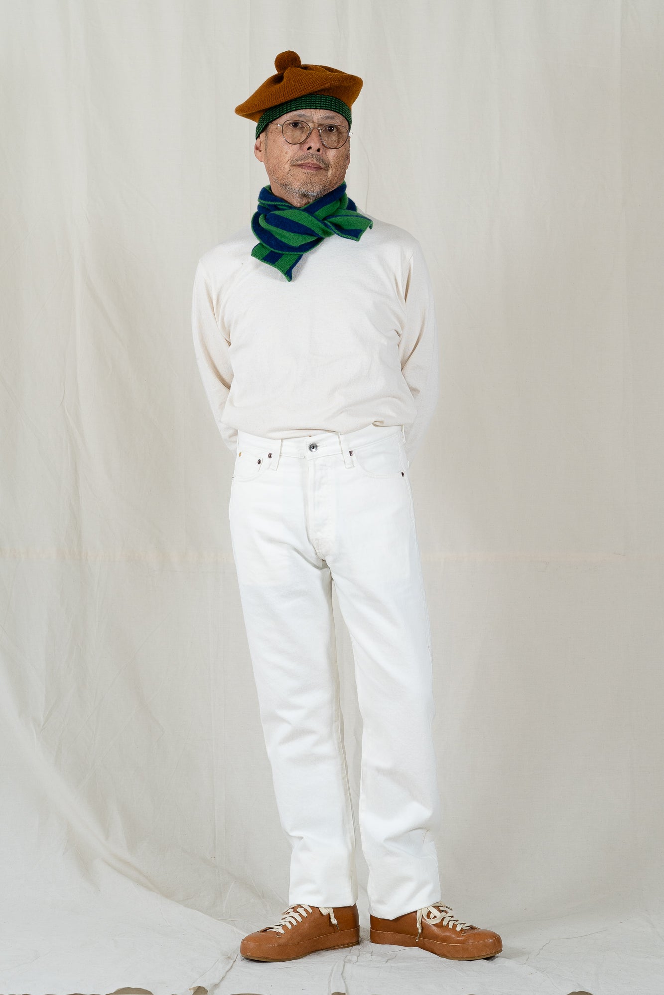 Jo Gordon Small Vertical Stripe Scarf