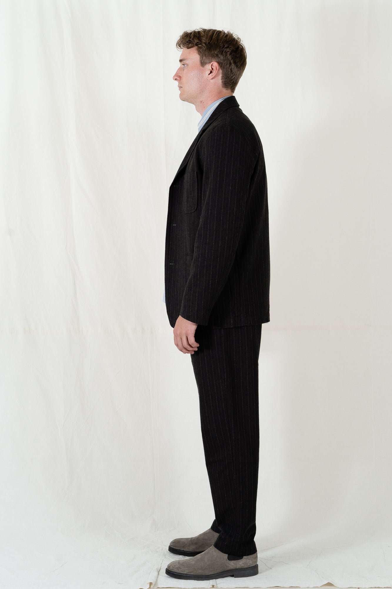 Universal Works Three Button Pinstripe Jacket