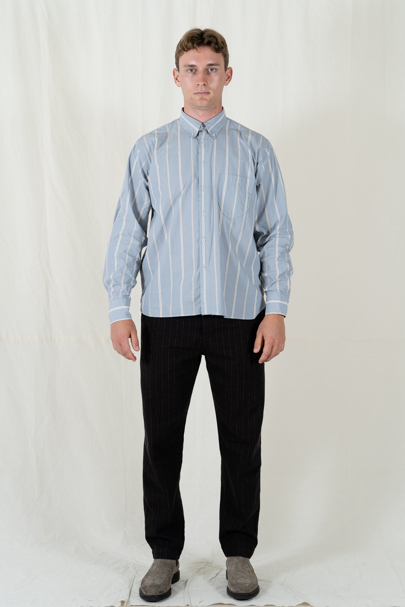 Universal Works Sydney Stripe Lazy Day Shirt