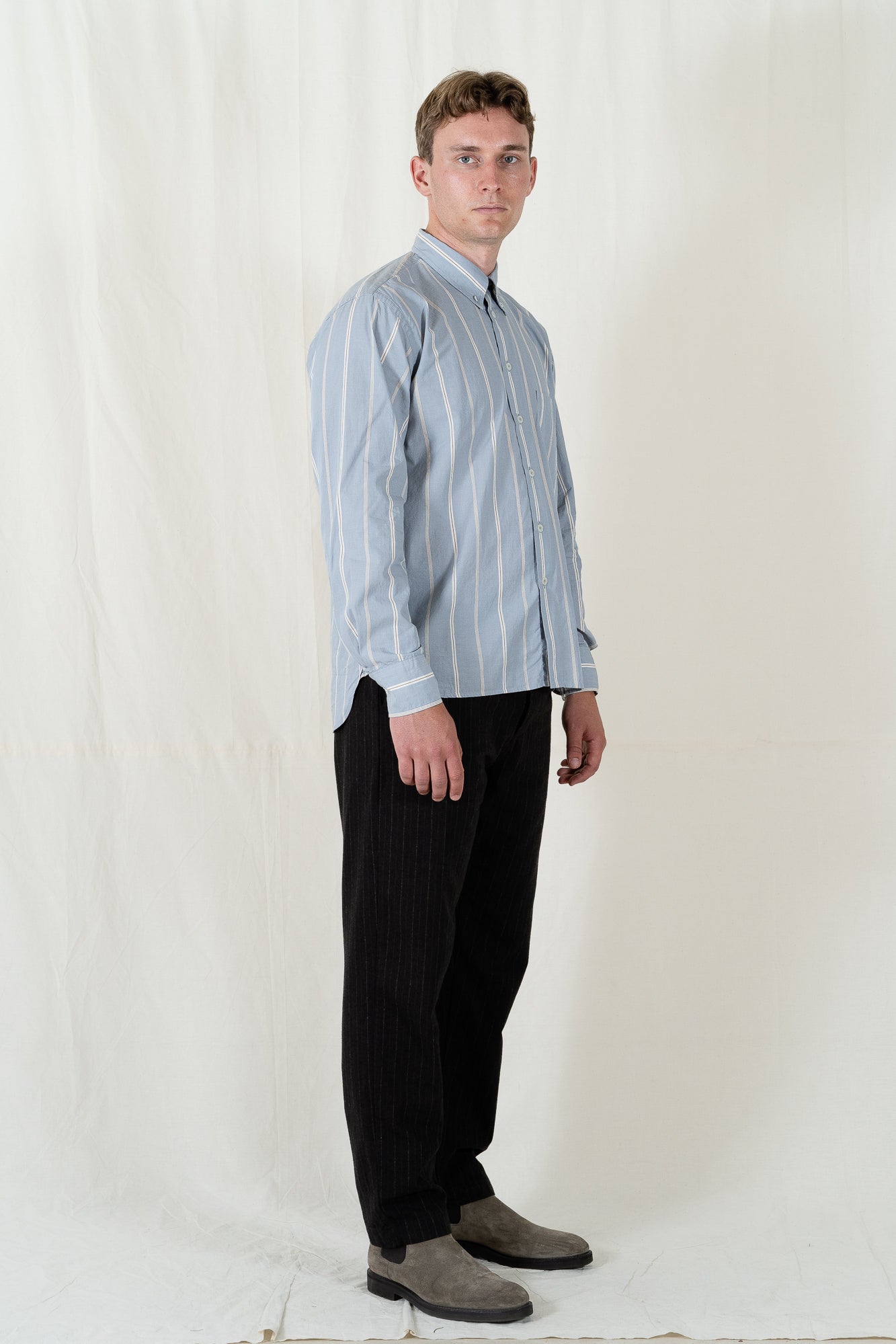 Universal Works Sydney Stripe Lazy Day Shirt