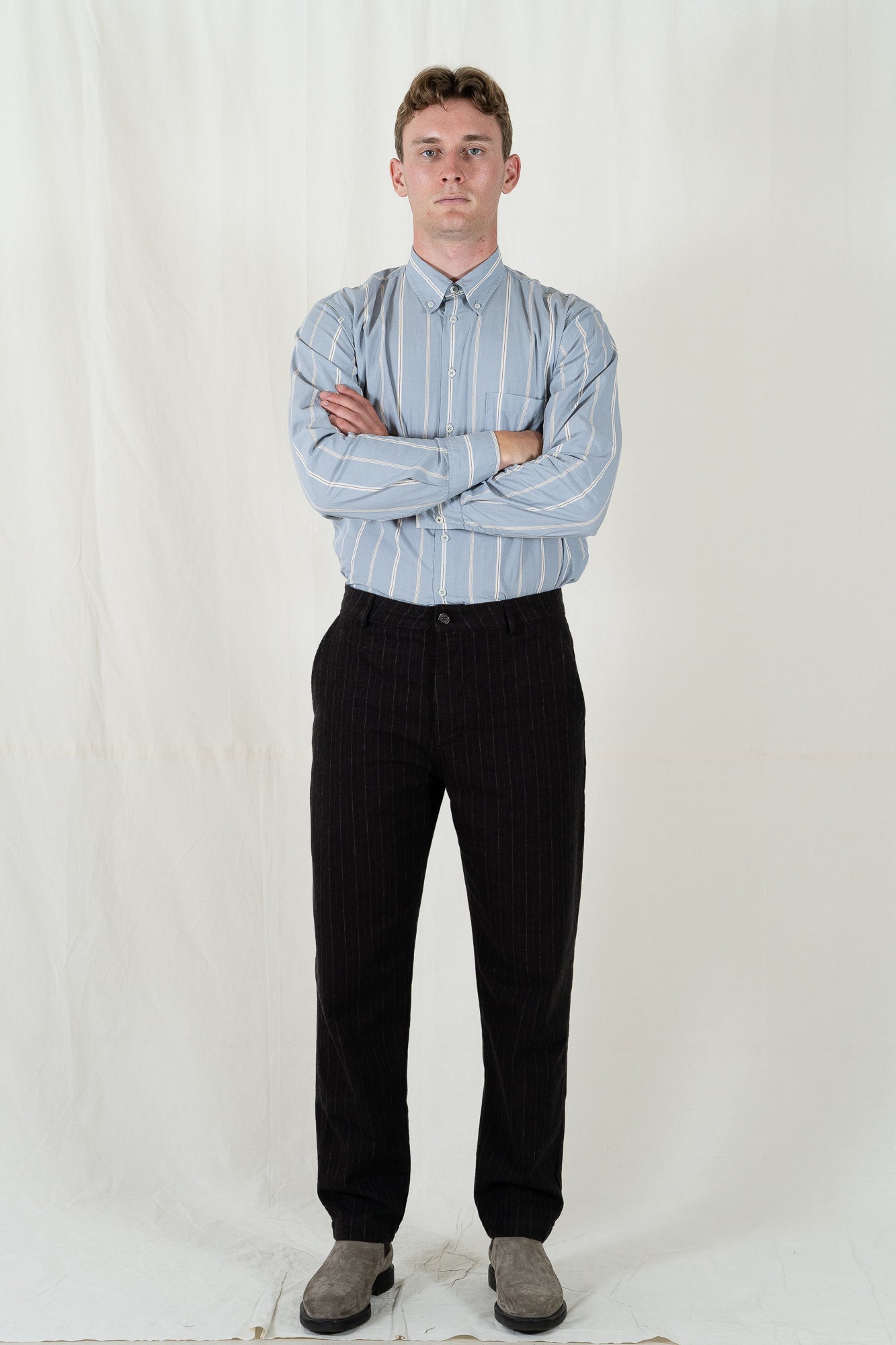 Universal Works Pinstripe Military Chino