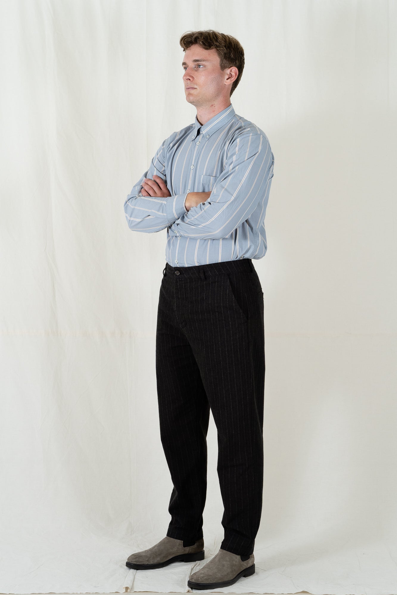 Universal Works Pinstripe Military Chino