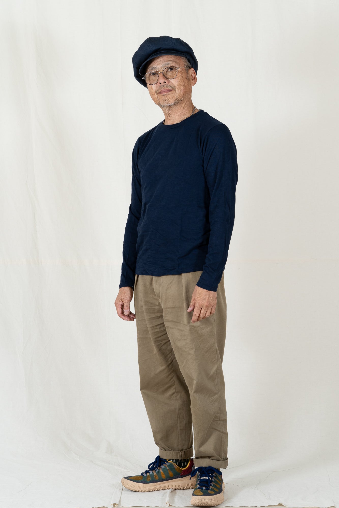 Velva Sheen Rolled Long Sleeve T-Shirt