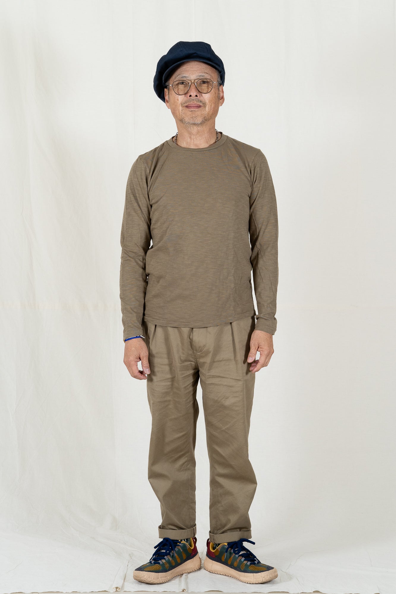 Velva Sheen Rolled Long Sleeve T-Shirt