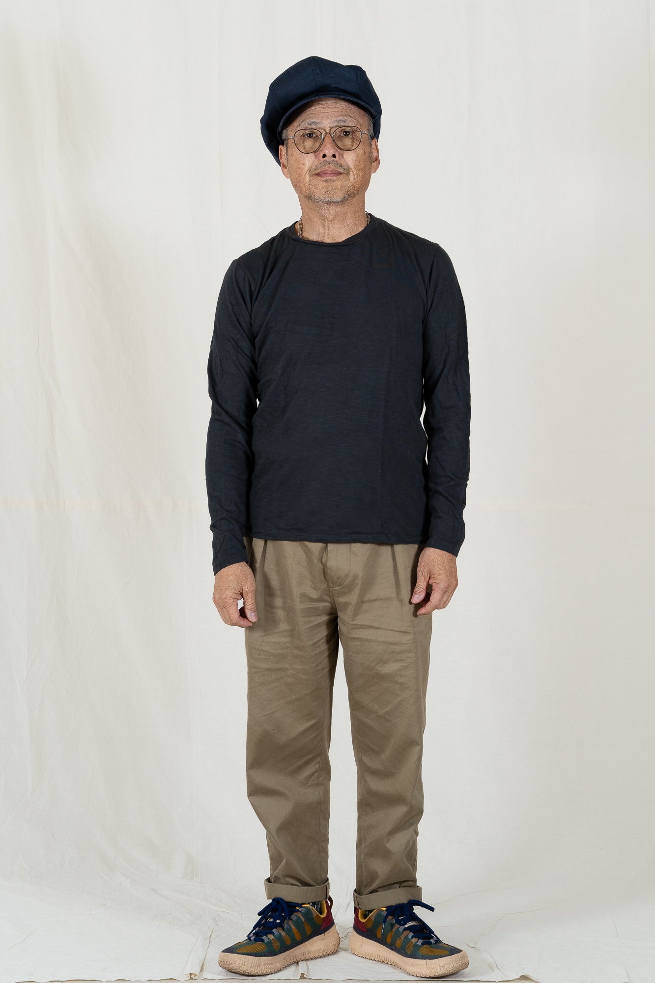 Velva Sheen Rolled Long Sleeve T-Shirt