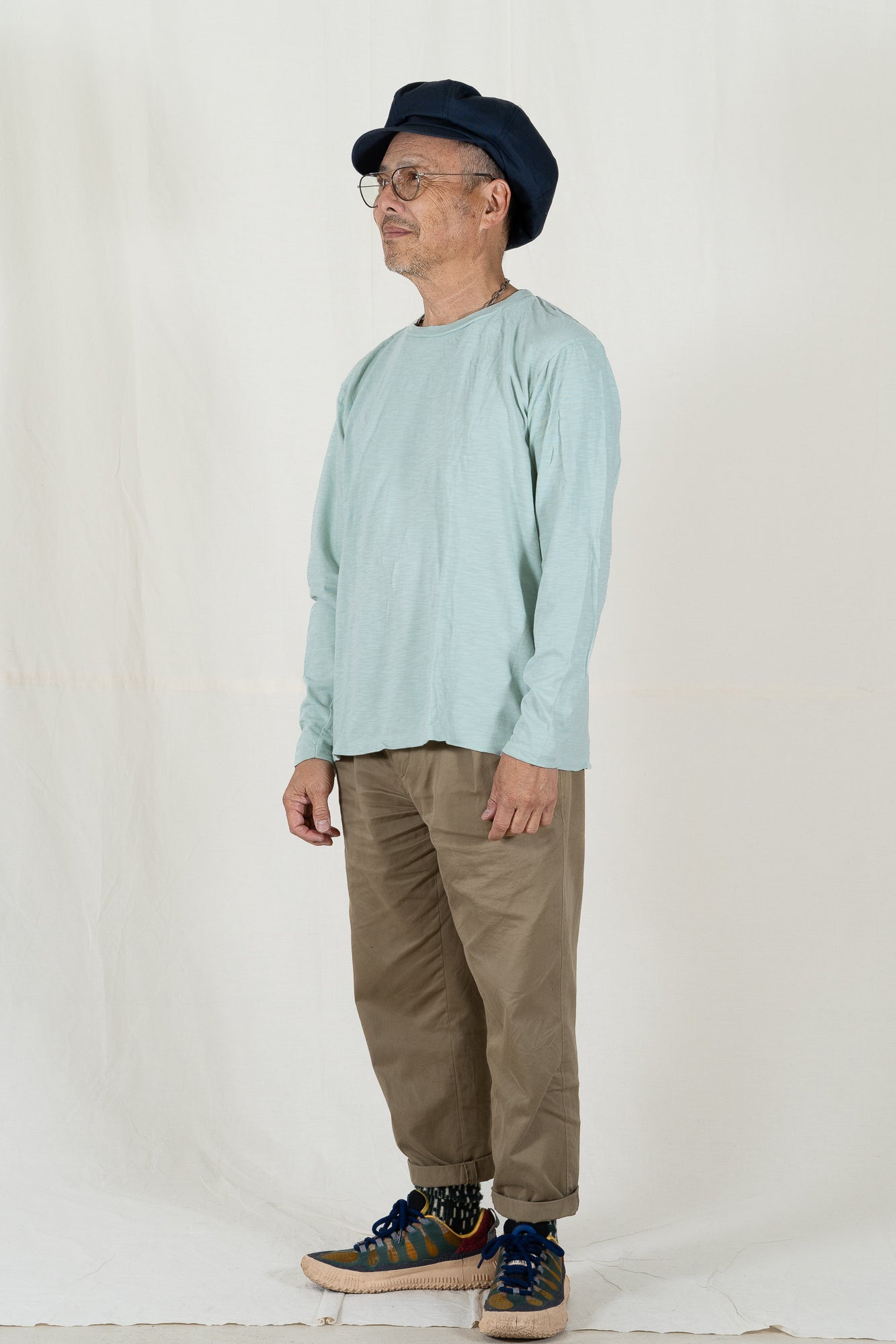 Velva Sheen Rolled Long Sleeve T-Shirt