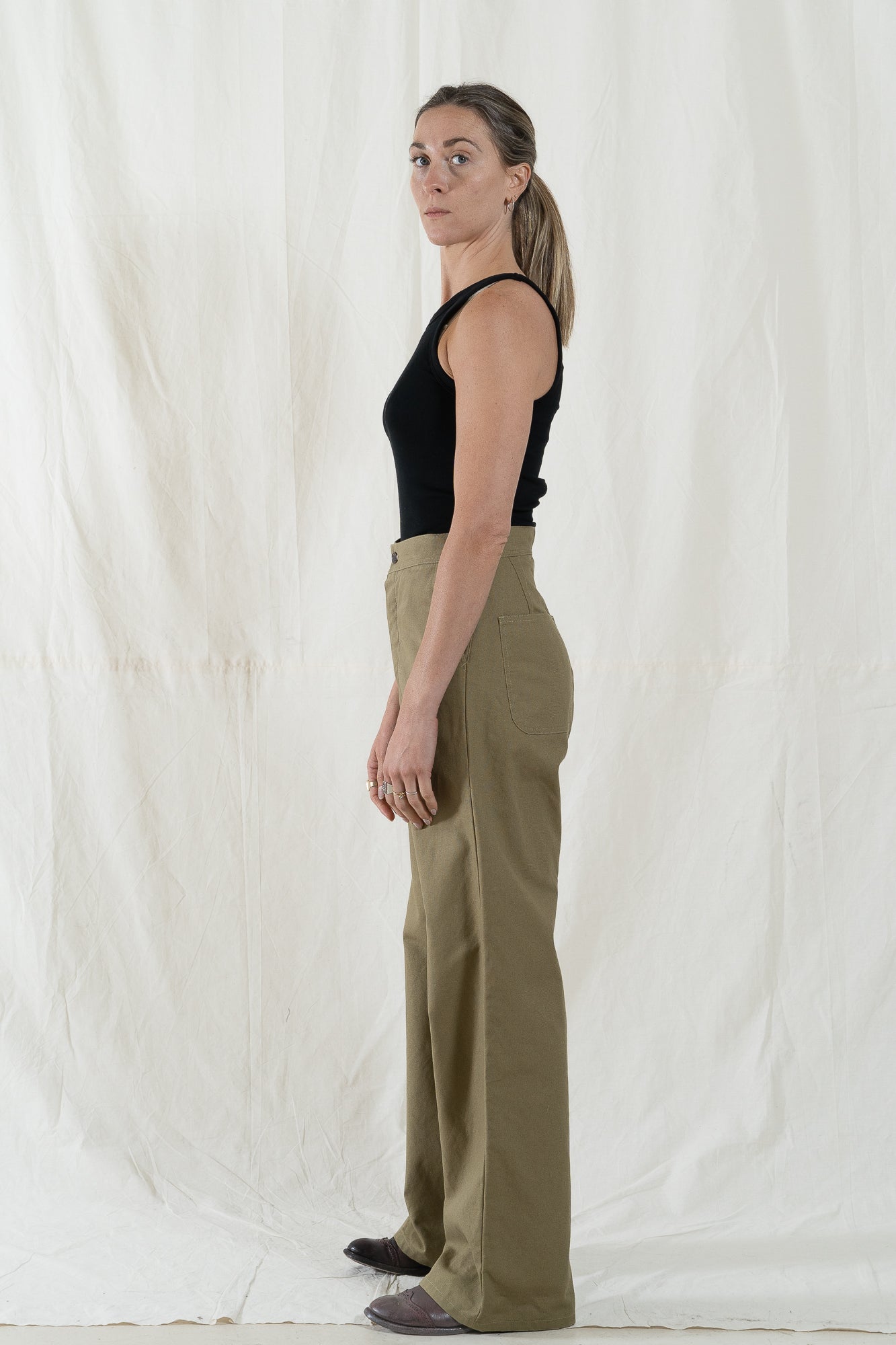 Uqnatu Long Olive Drab Sailor Pant