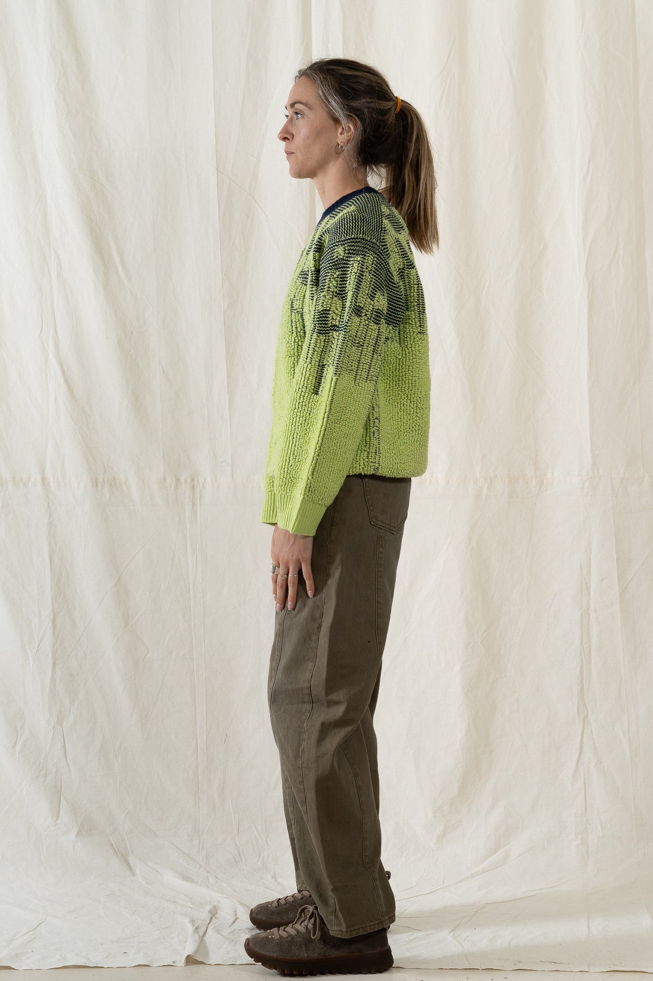 Sayaka Davis Pile Jacquard Sweater