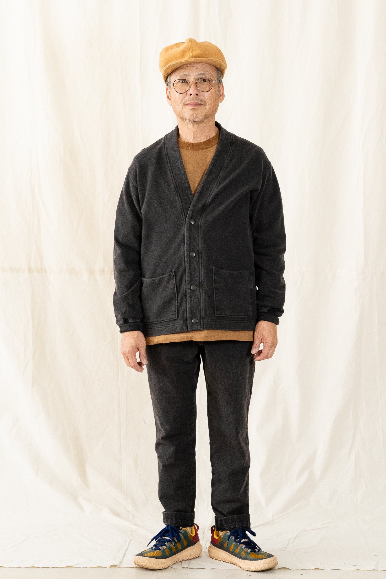 Jackman Faded Sweat Cardigan
