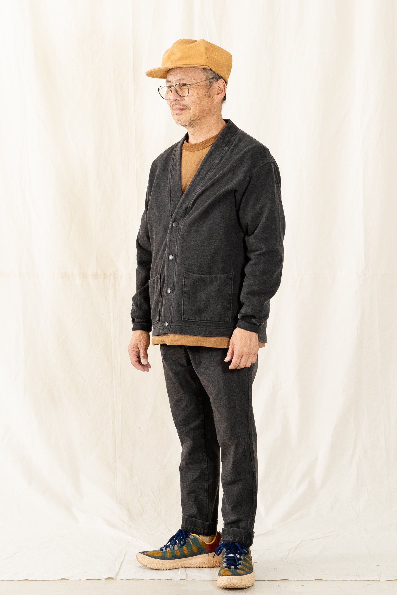 Jackman Faded Sweat Cardigan