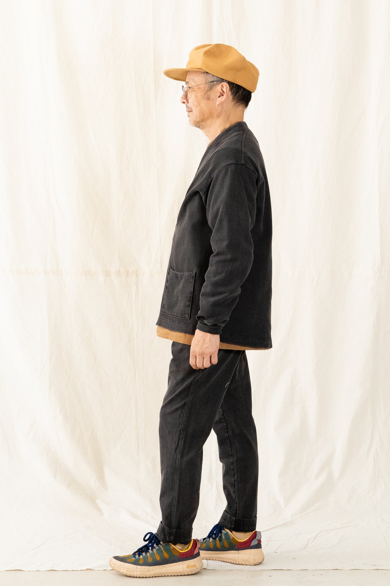 Jackman Faded Sweat Cardigan