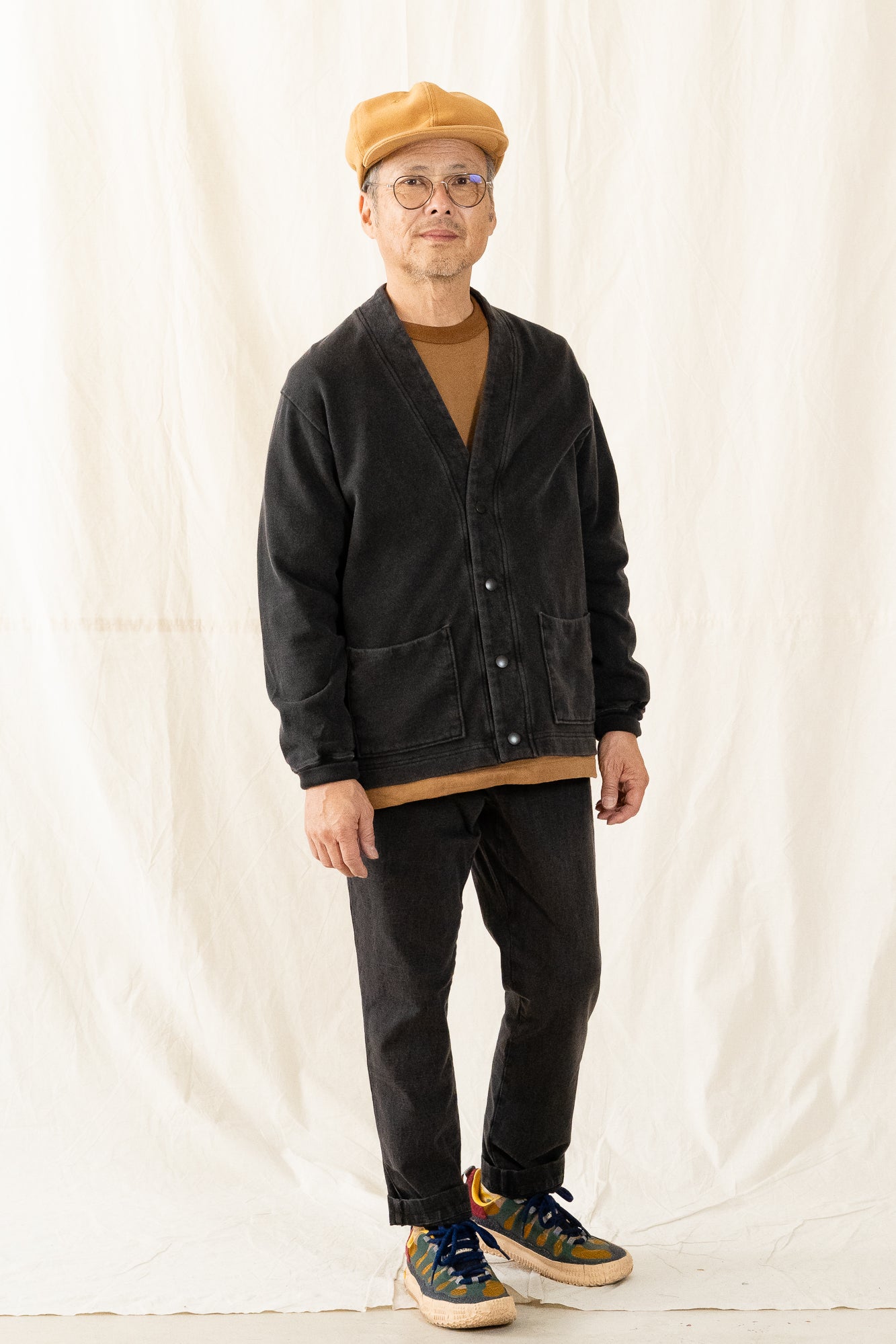 Jackman Faded Sweat Cardigan