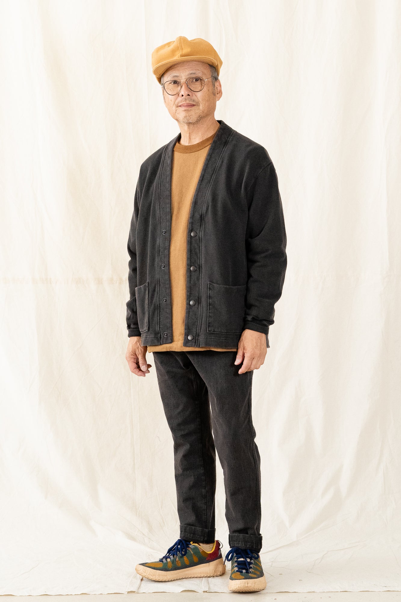 Jackman Faded Sweat Cardigan