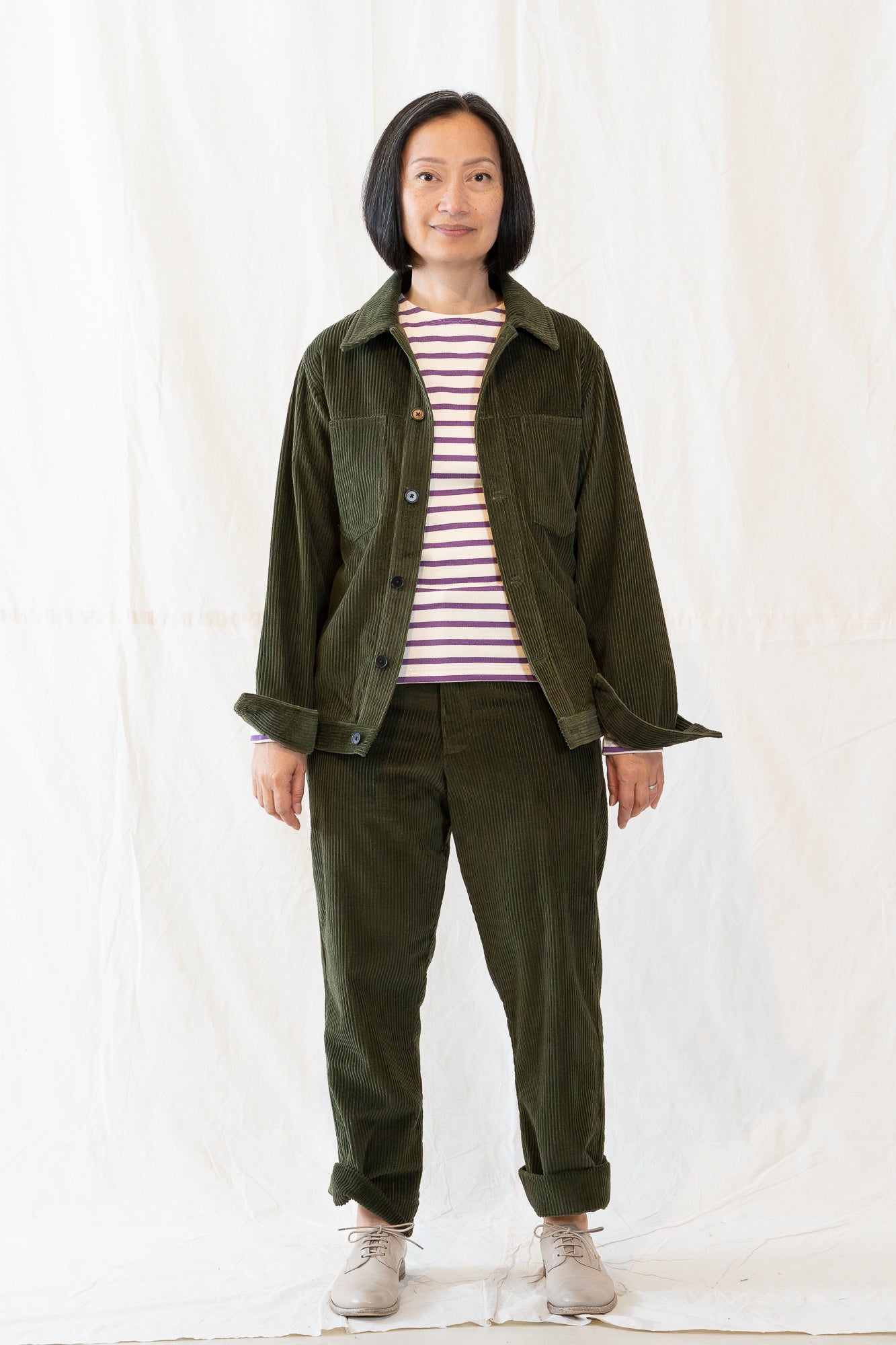 Blluemade Type Jacket in Glade Cord
