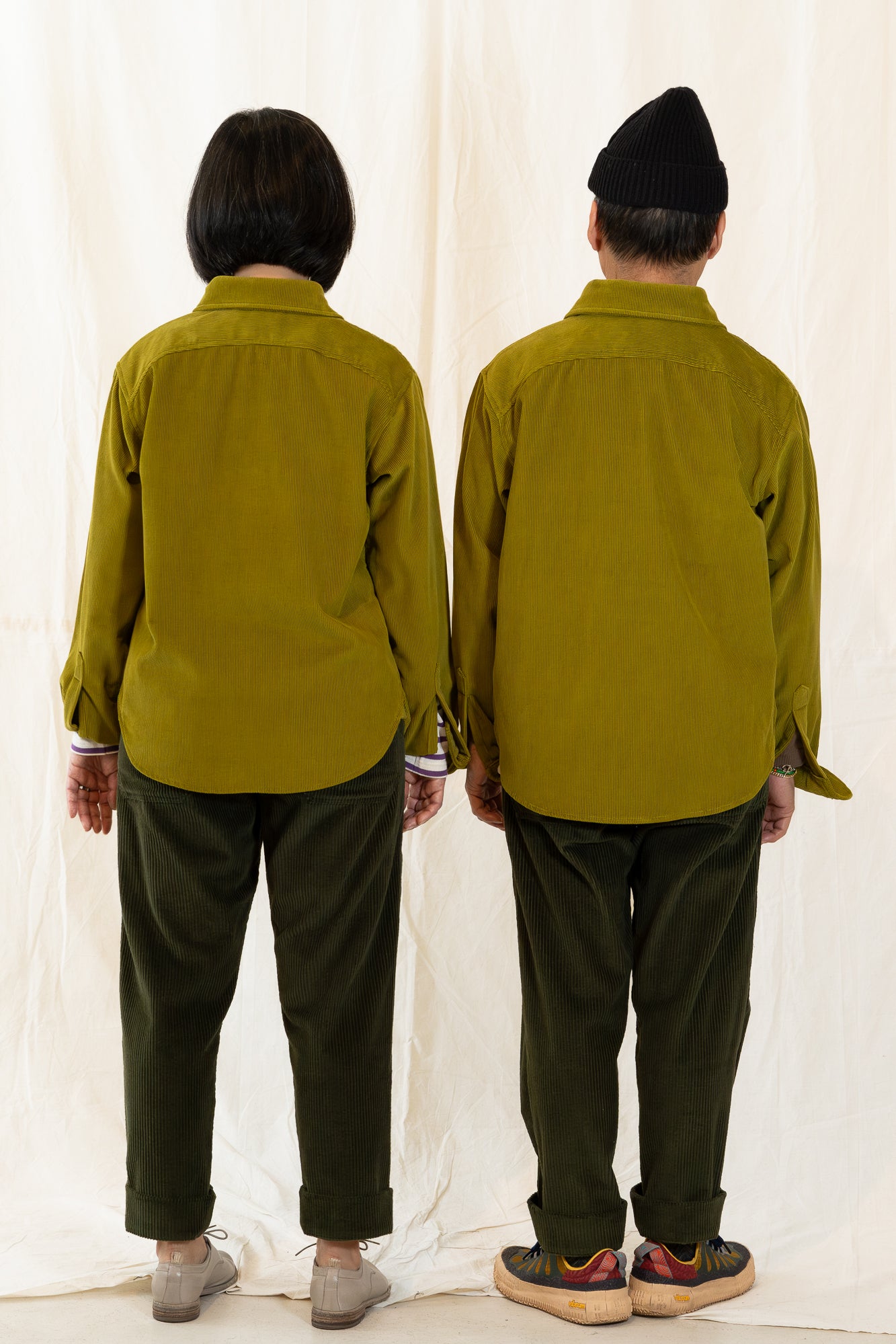 Blluemade Olive Cord Engineer Shirt
