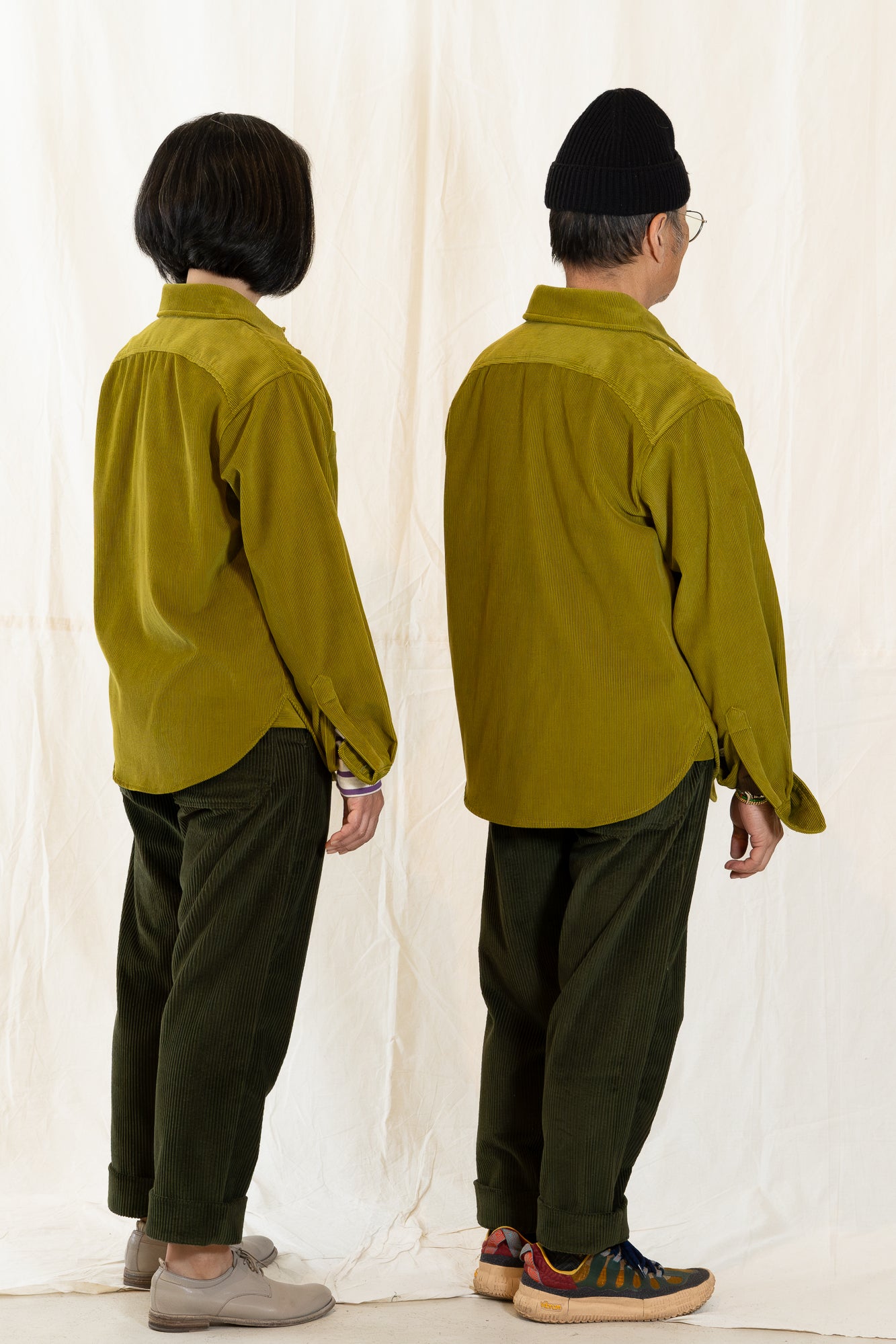 Blluemade Olive Cord Engineer Shirt
