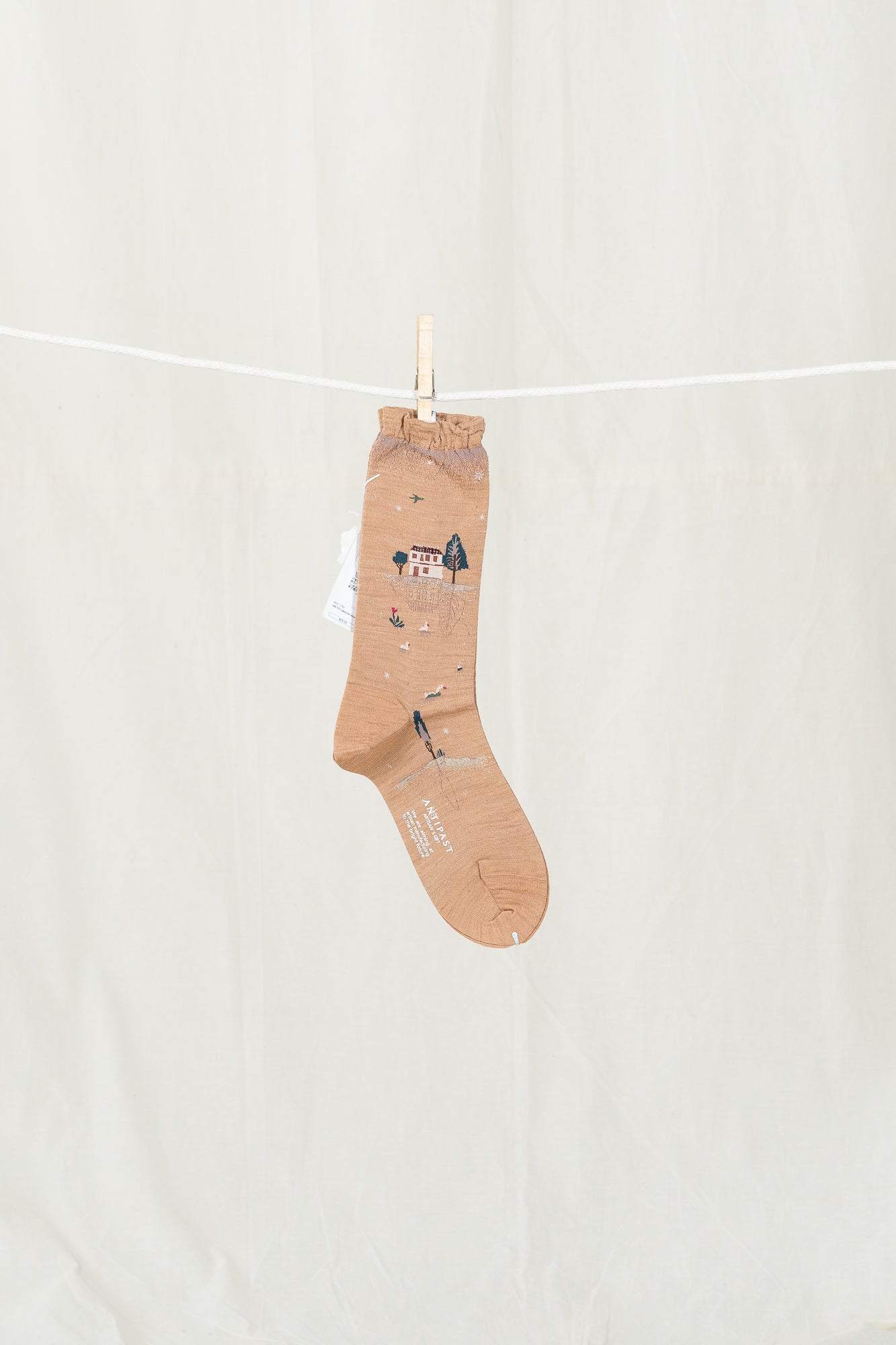 Antipast Lakeside House Women's Socks - Beige