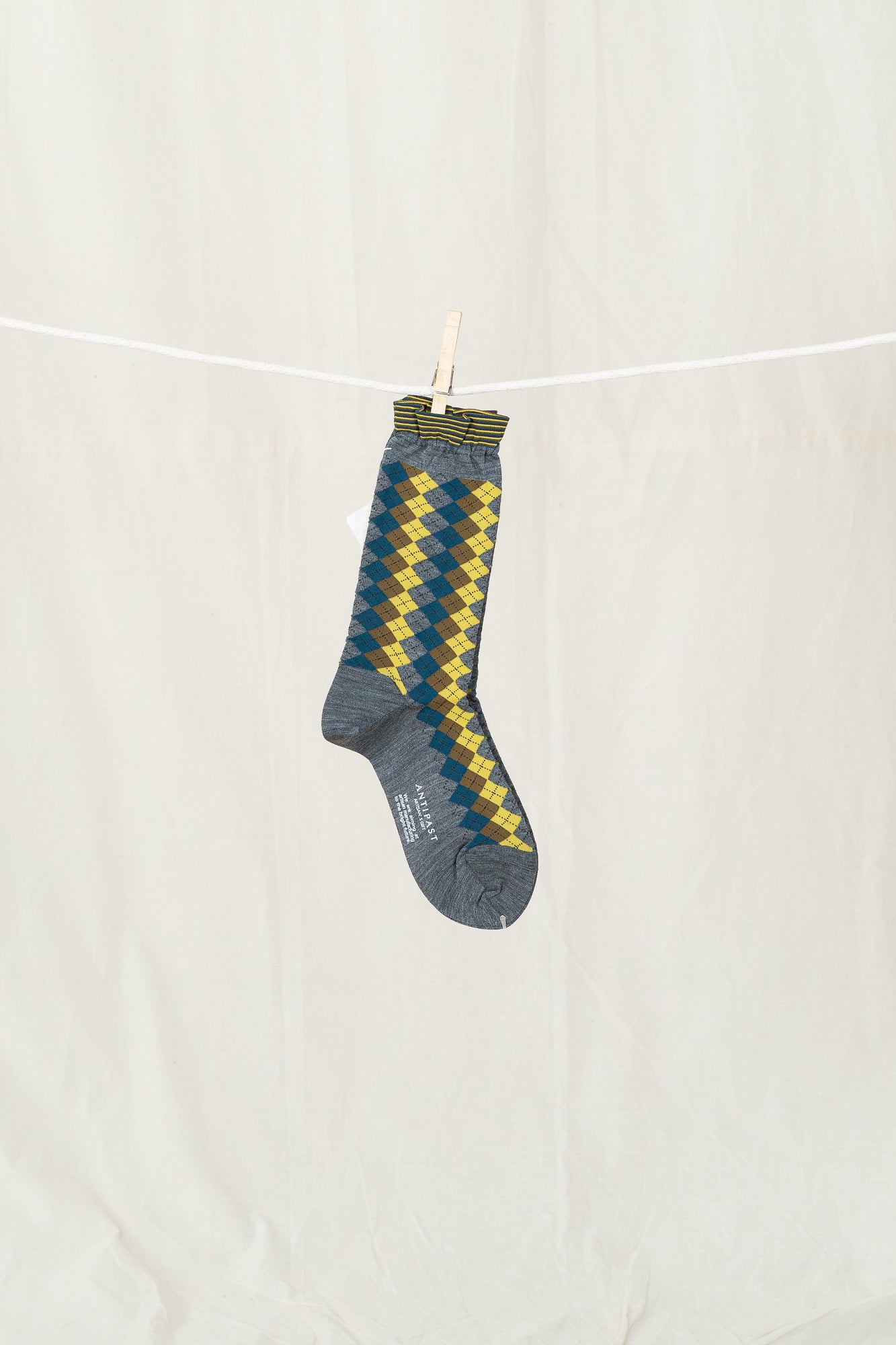 Antipast Argyles Women's Socks - Mix Grey