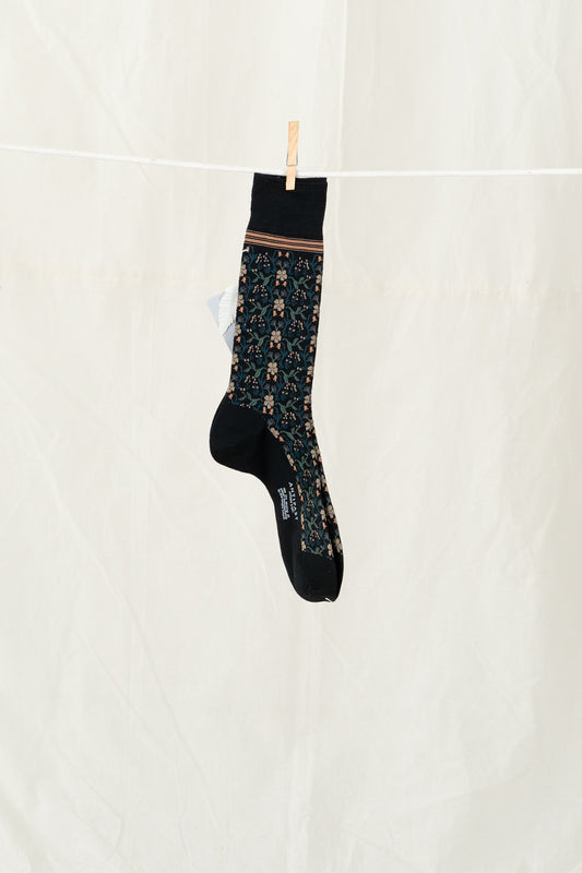 Antipast Wall Flower Men's Socks - Black
