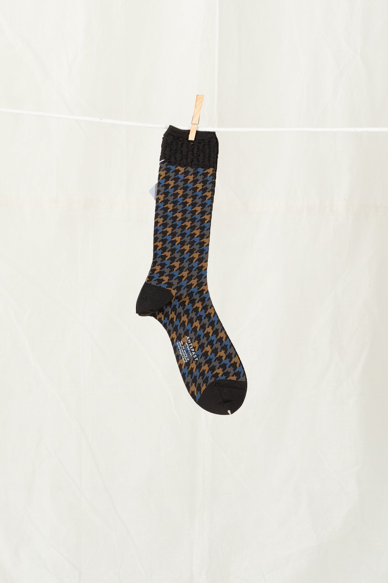 Antipast Chidori Men's Socks - Brown