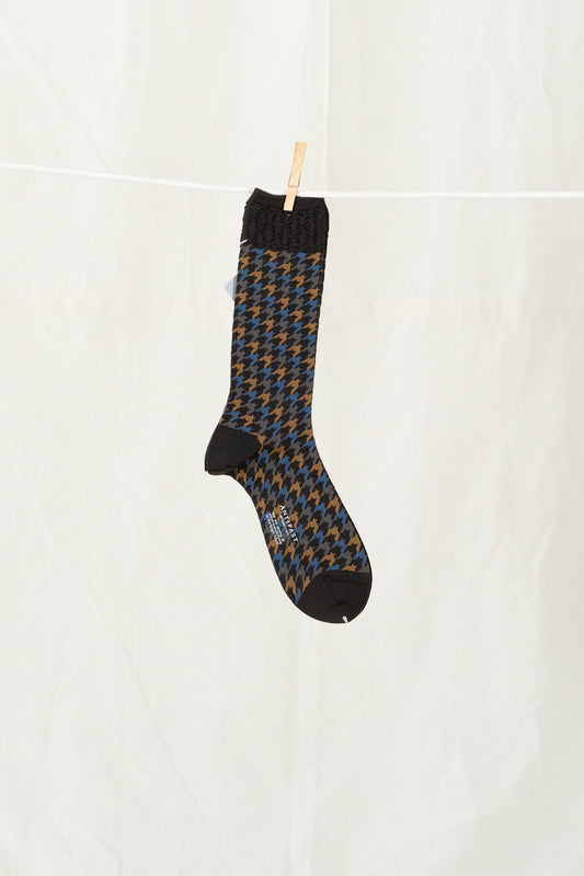 Antipast Chidori Men's Socks - Brown