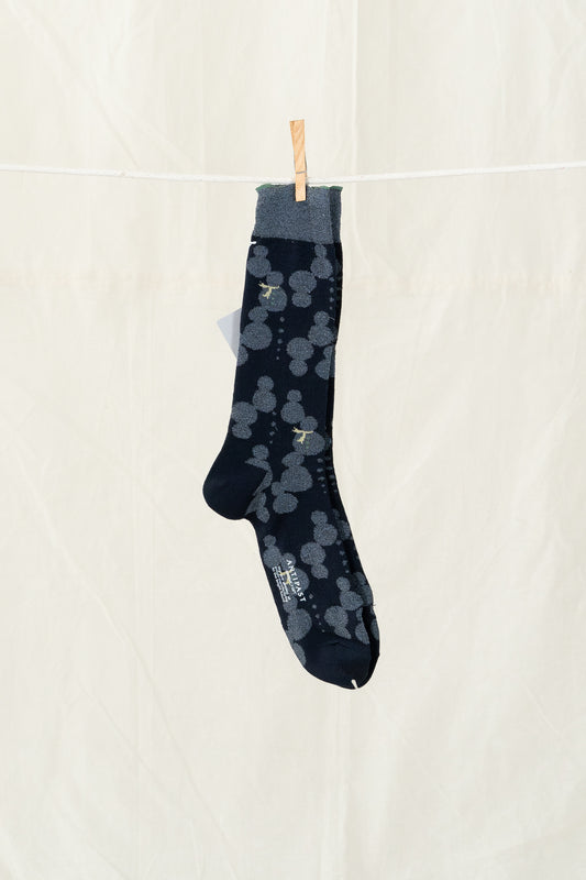 Antipast Snow Ball Men's Socks - Navy