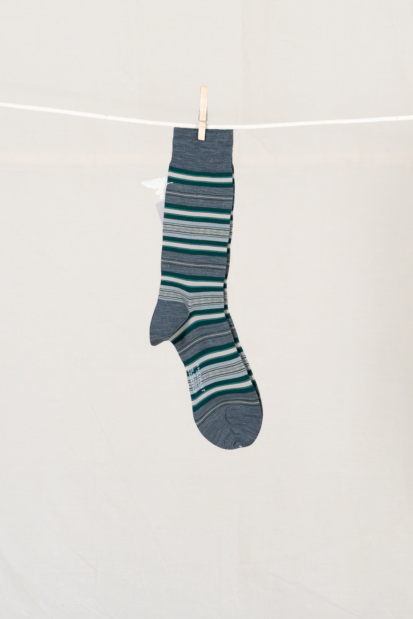 Antipast Lateral Stripes Men's Socks - Mix Grey
