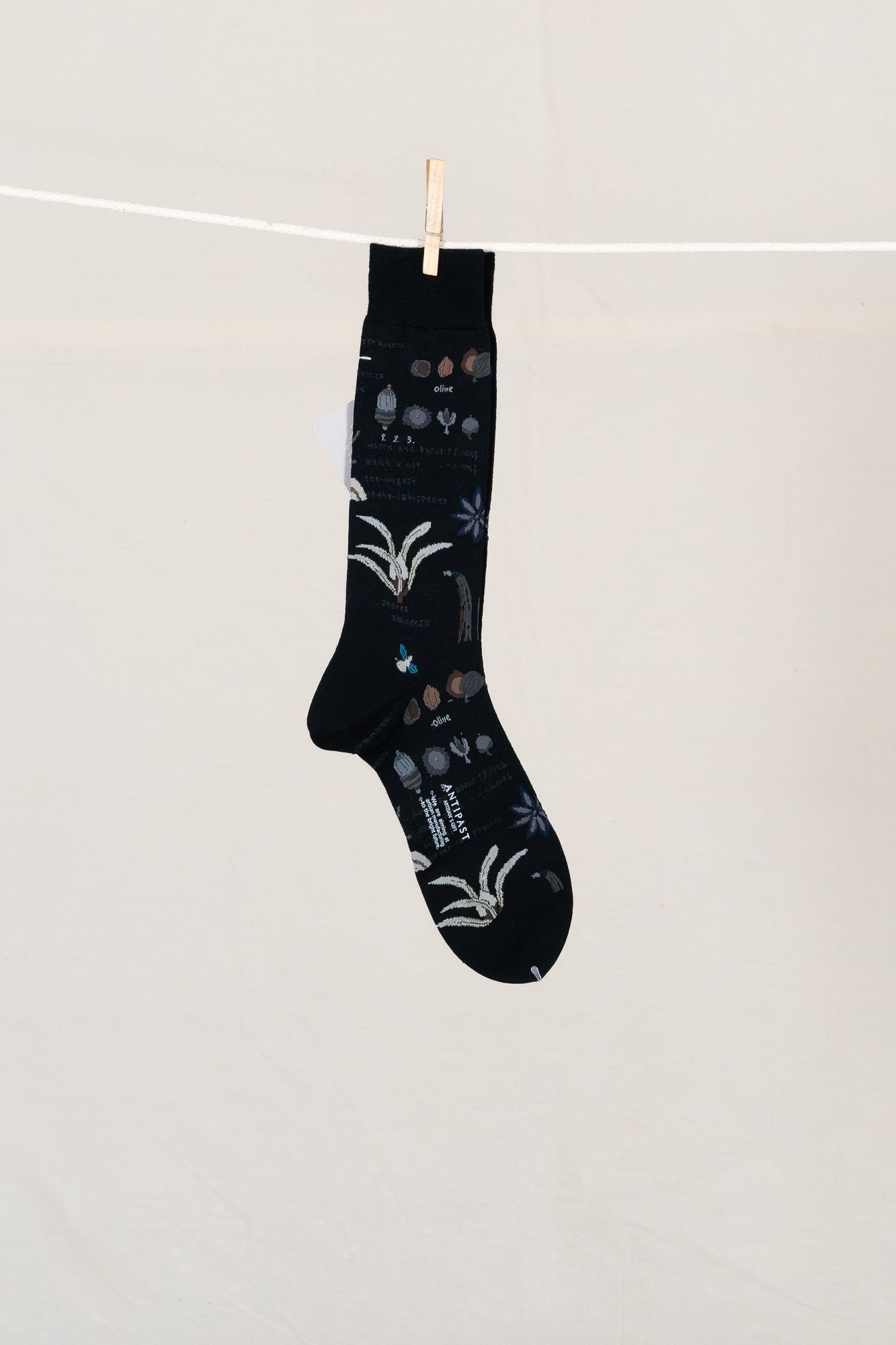 Antipast Botanical XV Men's Socks - Black
