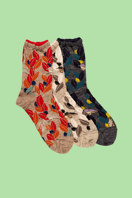 Antipast Women's Olive+Bird Socks