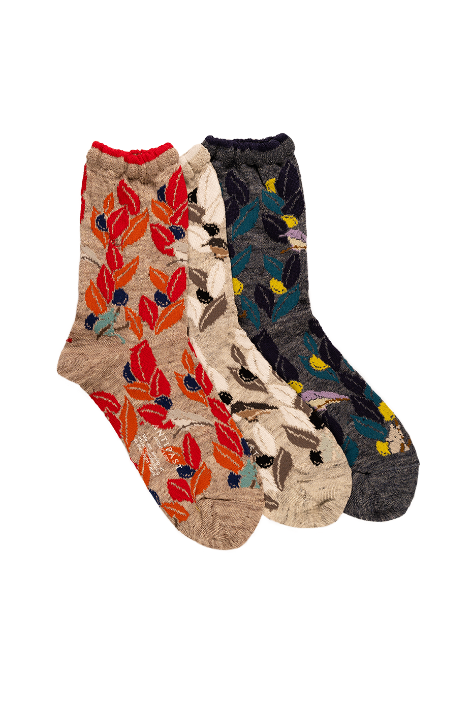 Antipast Women's Olive+Bird Socks