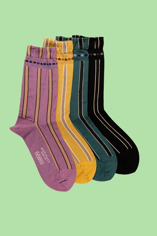 Antipast Women's Alternate Stripe Socks