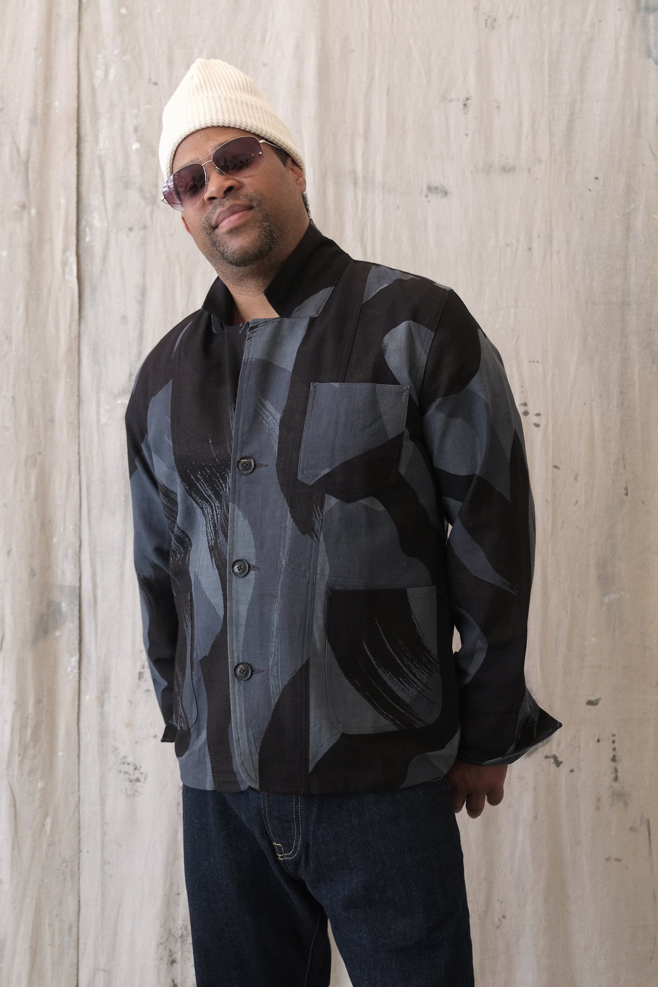INDI + ASH Study Jacket Paintbrush Camo