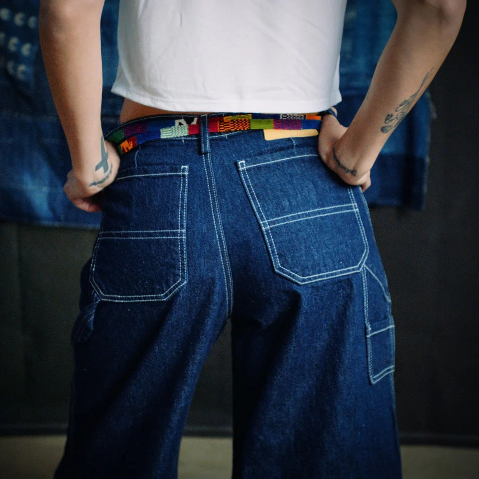 Ginew Carpenter Crop Women's Denim Pant