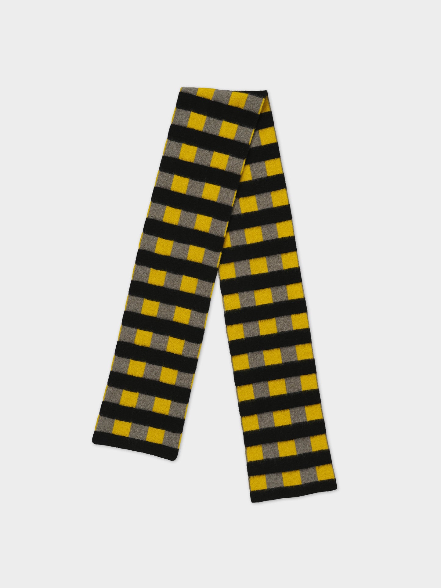 Jo Gordon Small Check & Stripe Scarf