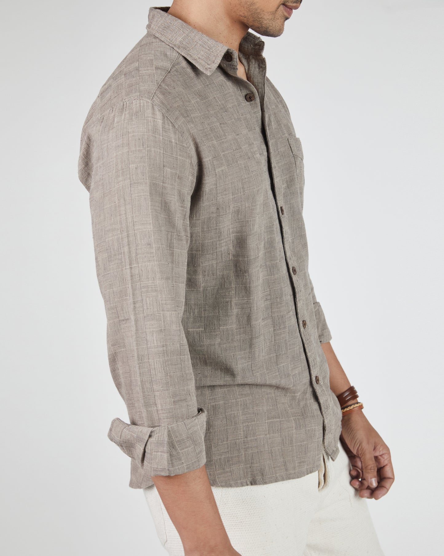 Umber & Ochre Kabir Saddle Stitch Standard Shirt