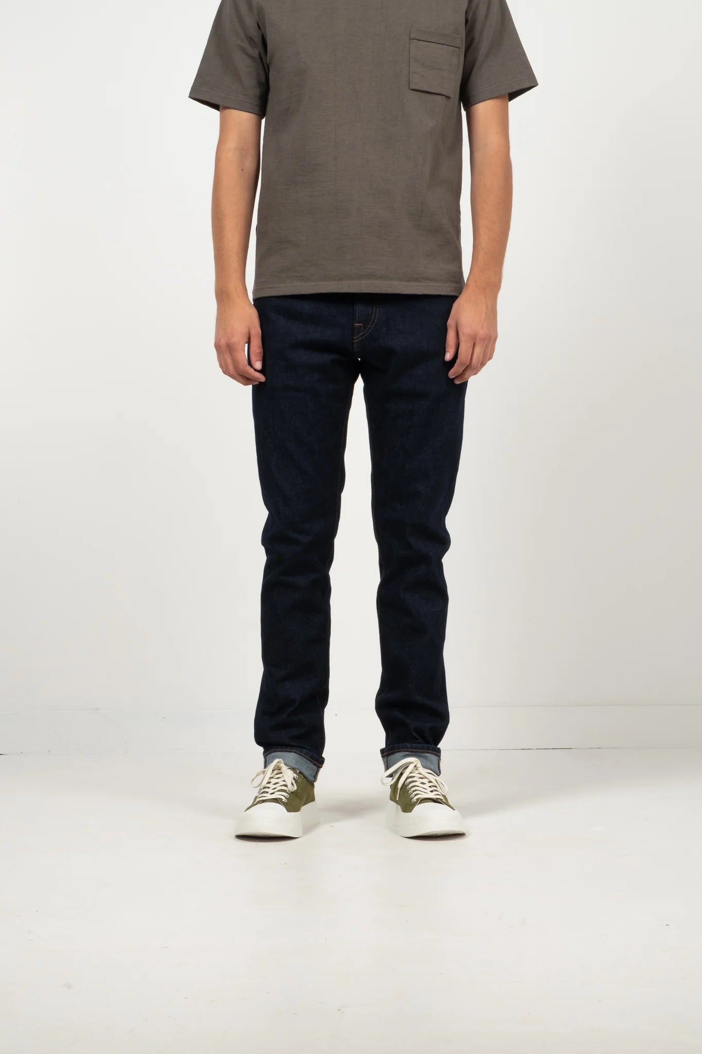 C.O.F. Studio M7 Tapered Kuroki Selvedge Rinsed Denim