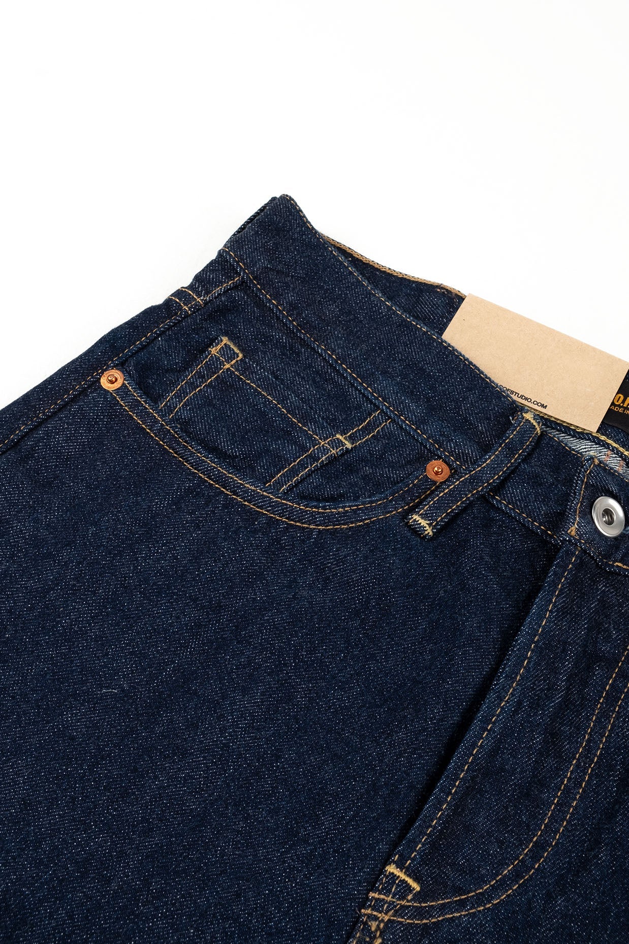 C.O.F. Studio M7 Tapered Kuroki Selvedge Rinsed Denim